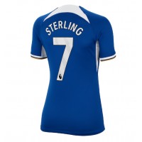 Chelsea Raheem Sterling #7 Replica Home Shirt Ladies 2023-24 Short Sleeve